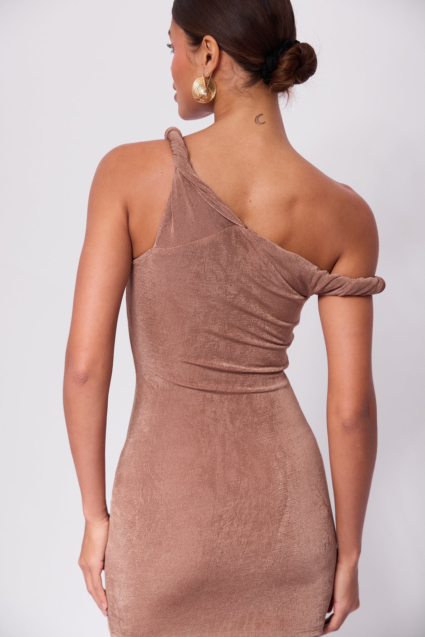 Short Poppy Dress Taupe