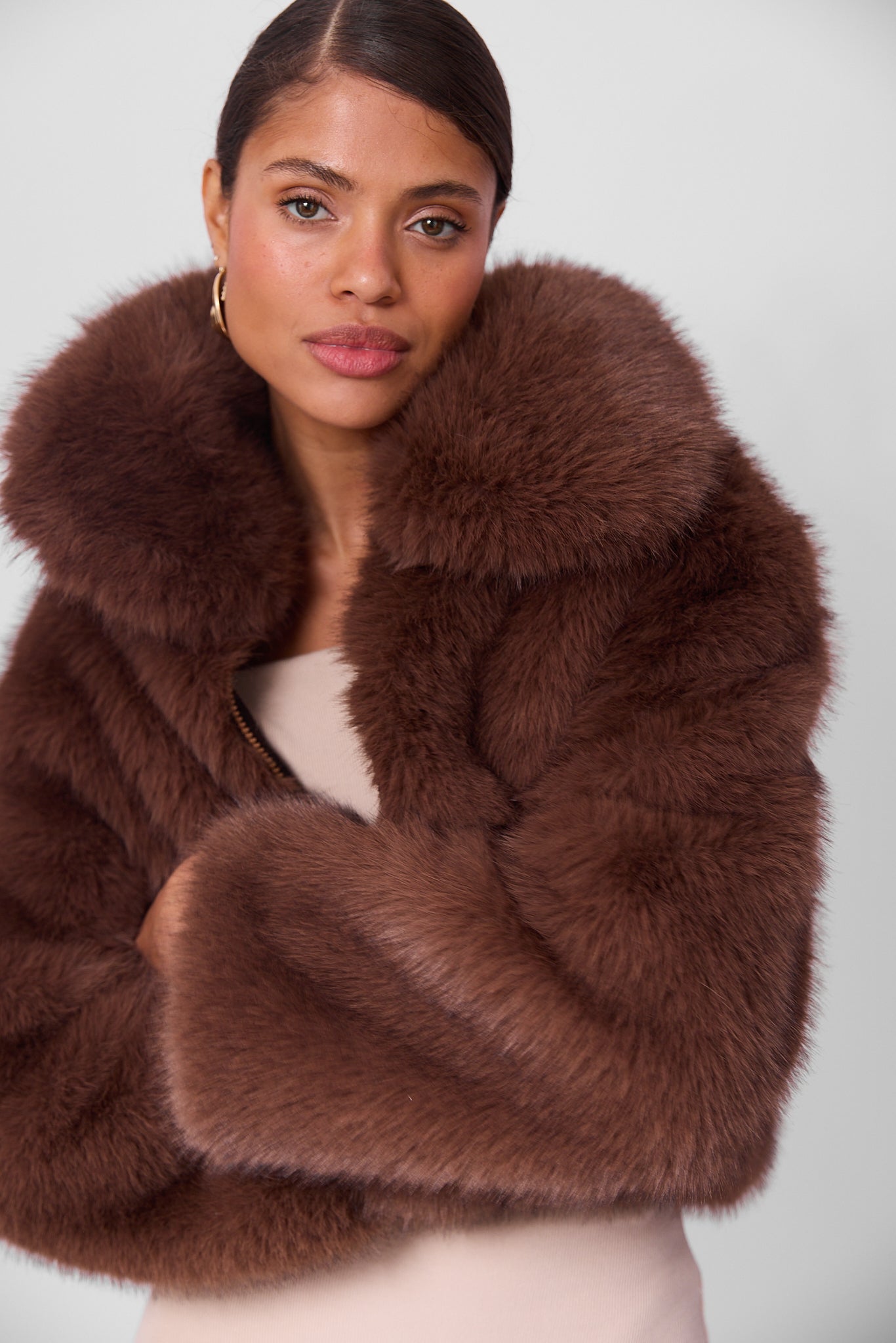 The Mason Coat in Chocolate Brown