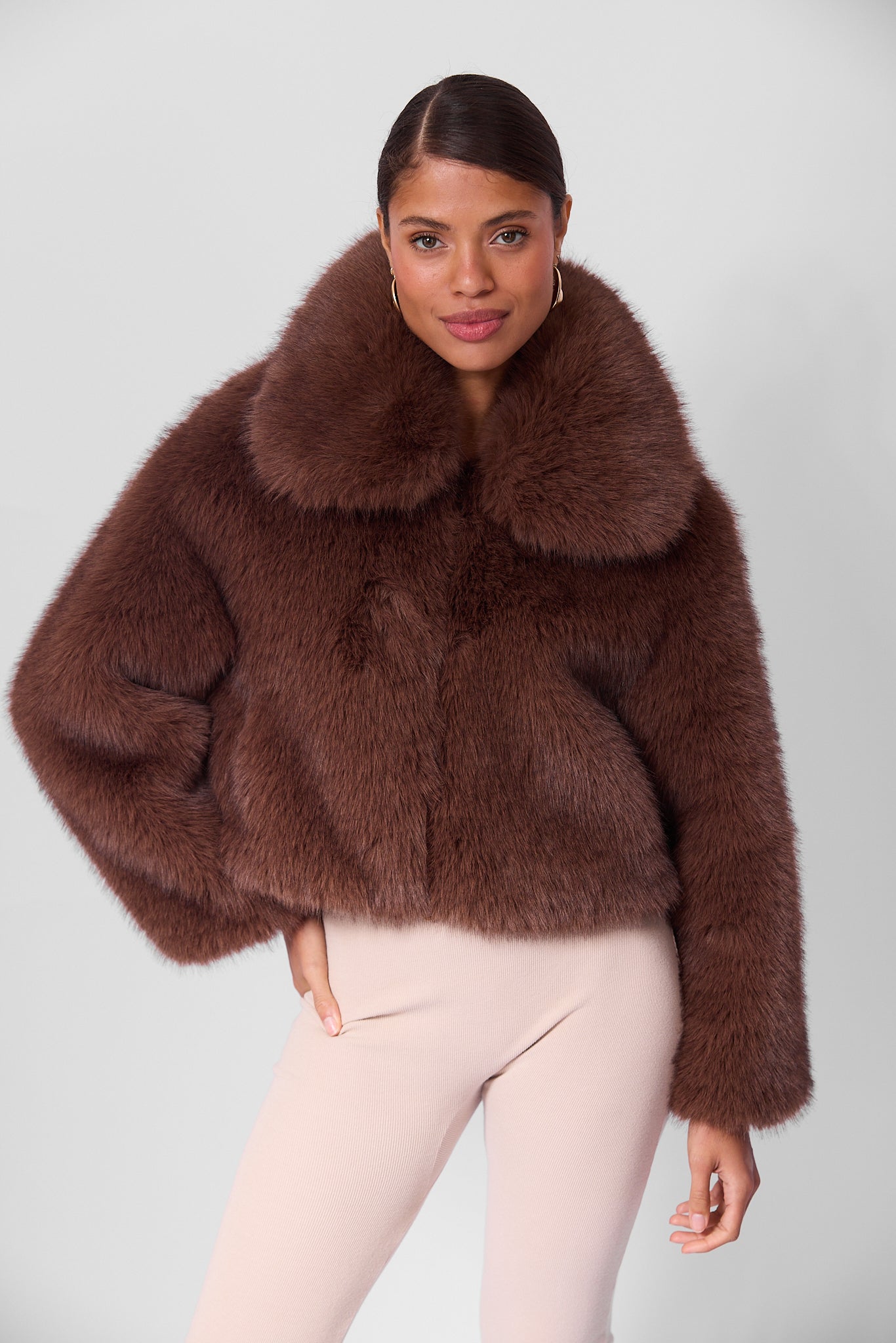 The Mason Coat in Chocolate Brown