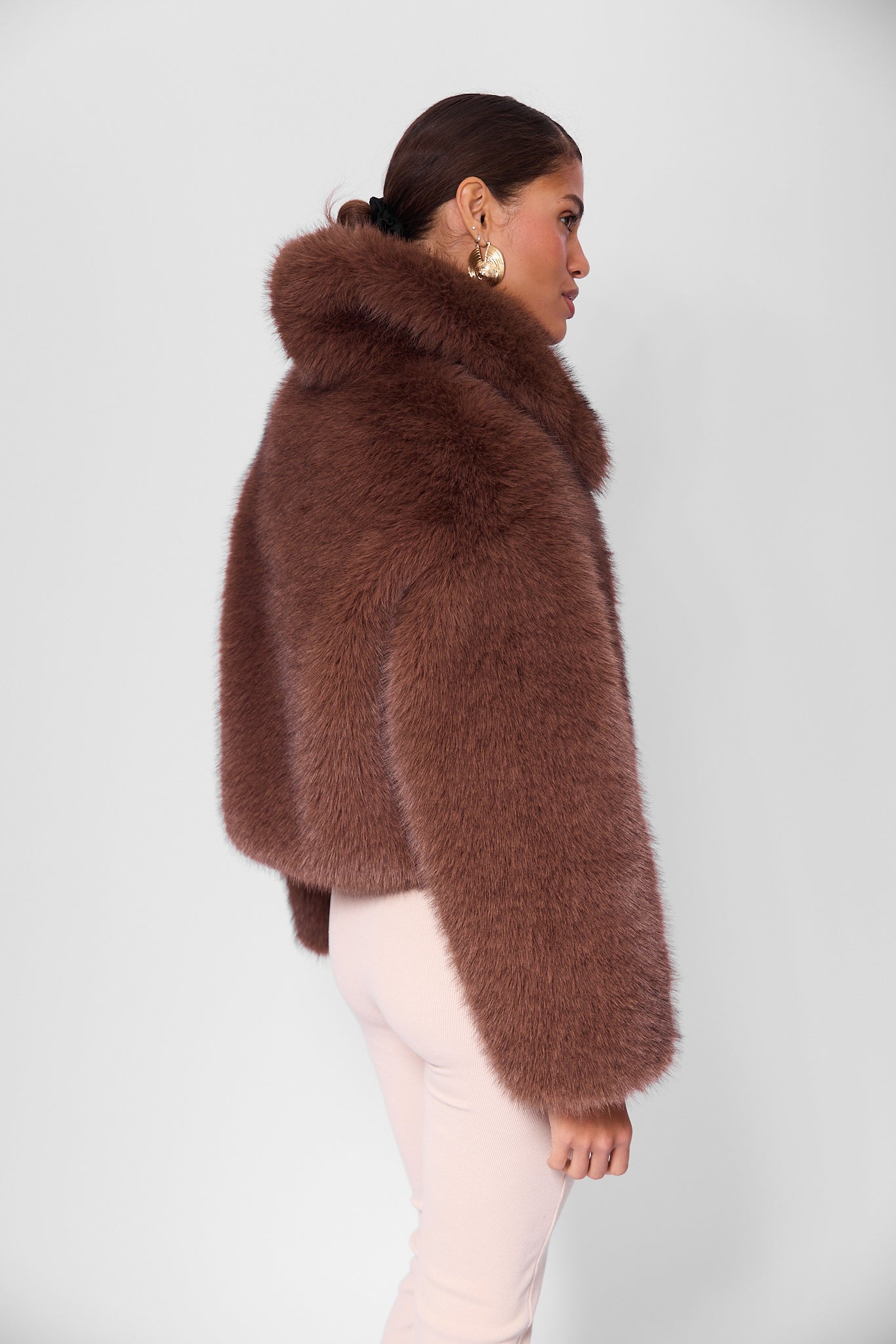 The Mason Coat in Chocolate Brown