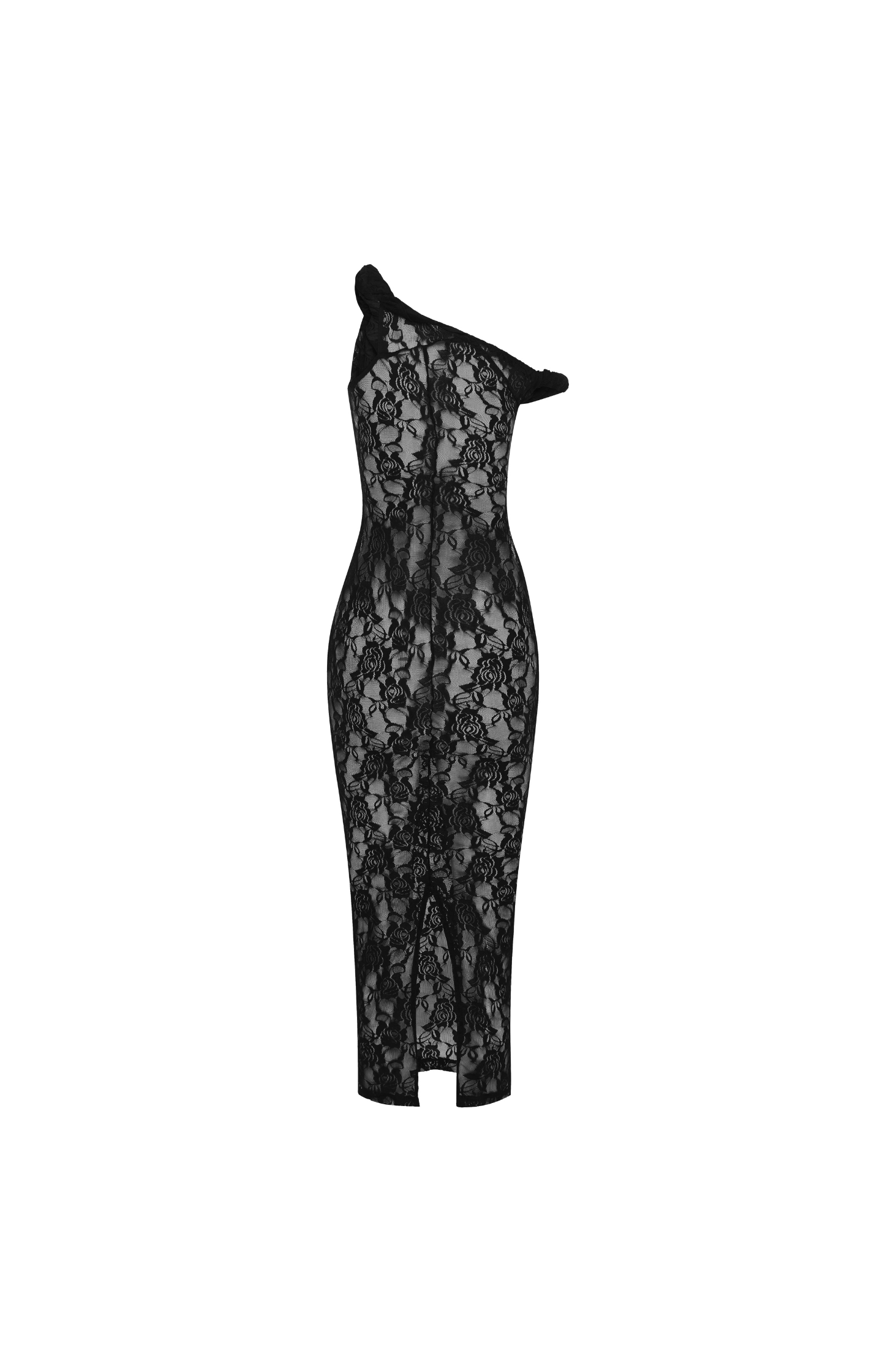 The Long Lace Poppy in Black